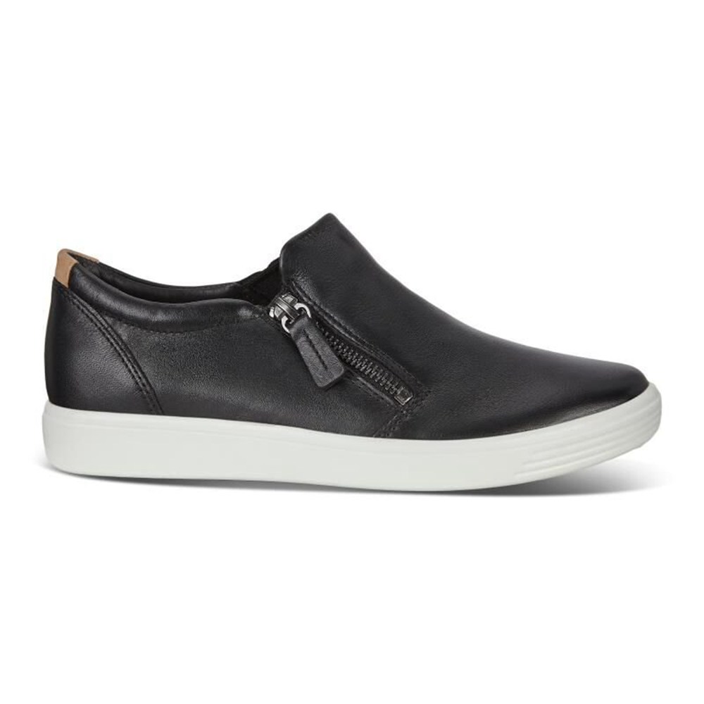 Slip On Mujer - ECCO Soft 7 - Negros - WGS780923